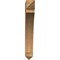 Ekena Millwork Thorton Arts & Crafts Rough Sawn Bracket, Western Red Cedar, 6"W x 38"D x 44"H BKT06X38X44THR03RWR - alternate 4